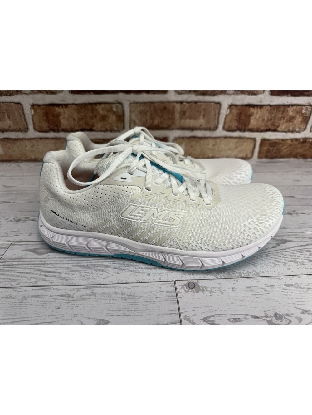Lems Rad Ultralite Men's Size 10 White Minimalist Trail Running Shoes